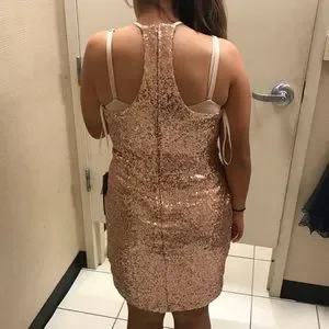 B.Smart Dresses | Rose Gold Sequined Homecoming Dress | Color: Gold/Red | Size: 15j | Camrynkleinn's Closet B.Smart Dresses | Rose Gold Sequined Homecoming Dress | Color: Gold/Red | Size: 15j | Camrynkleinn's Closet